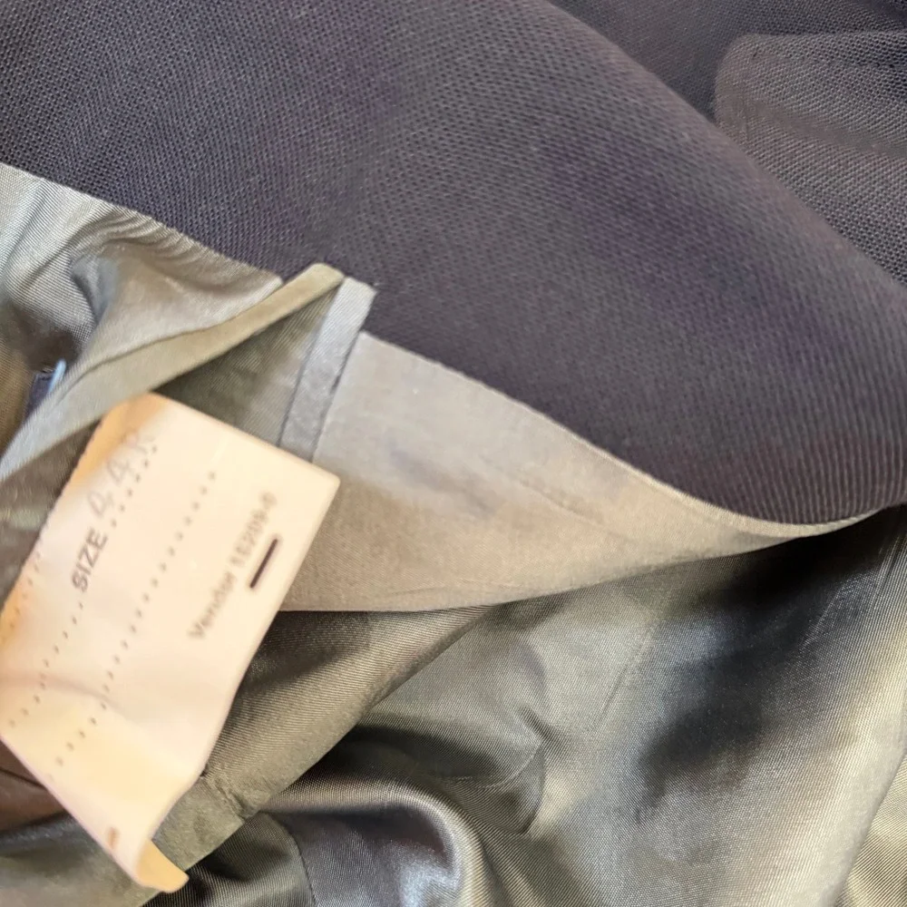Stafford Classic Blazer Sport Coat Mens size 44R Blue Gold Tone Buttons